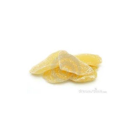 Zenzero disidratato con poco zucchero a velo da 1 kg.